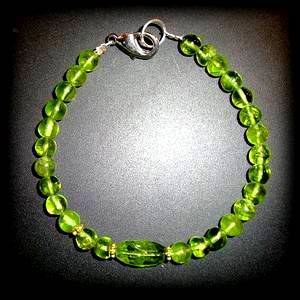 PERIDOT BRACELET4(15gr/clap)